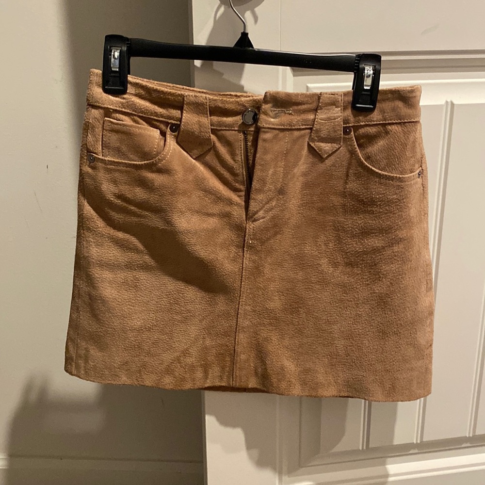 Blank Nyc_ Suede Mini Skirt (Size: 26)